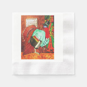 THANKSGIVING THE GREAT TURKEY ESCAPE NAPKINS