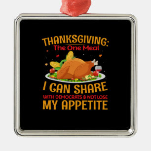Thanksgiving The One Meal Metal Tree Decoration
