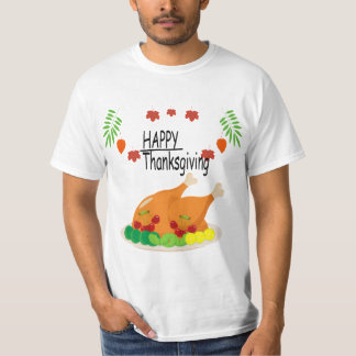 Thanksgiving theme design elements T-Shirt