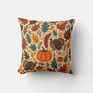Thanksgiving-themed cushion