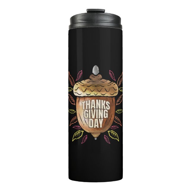 thanksgiving thermal tumbler (Front)
