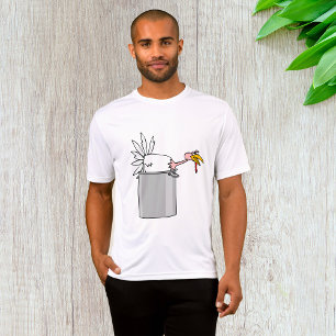 Thanksgiving Tired Turkey in Cooking Pot Humor  T-Shirt
