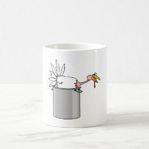 Thanksgiving Tired Turkey in Cooking Pot Humour Coffee Mug