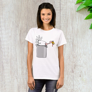 Thanksgiving Tired Turkey in Cooking Pot Humour  T-Shirt