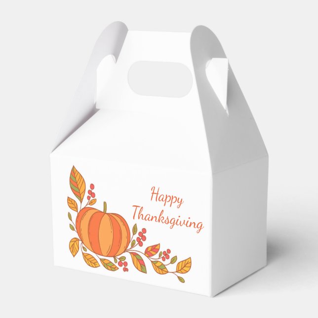 Thanksgiving Treat Box (Front Side)