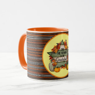 Thanksgiving Trendy Beautiful Autumn Collection Mug