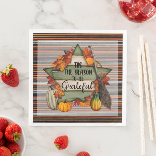 Thanksgiving Trendy Beautiful Autumn Collection Napkin