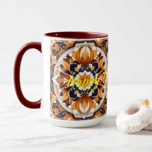 Thanksgiving Trendy Pumpkin Autumn Collection Mug