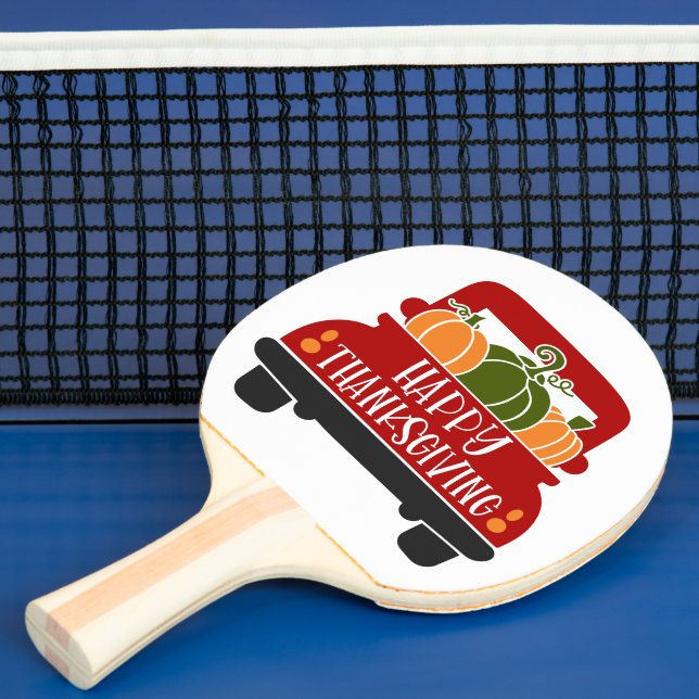 Thanksgiving Truck Ping Pong Paddle (Insitu)