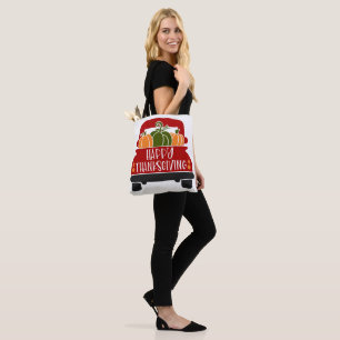 Thanksgiving Truck Tote Bag