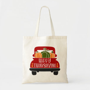 Thanksgiving Truck Tote Bag