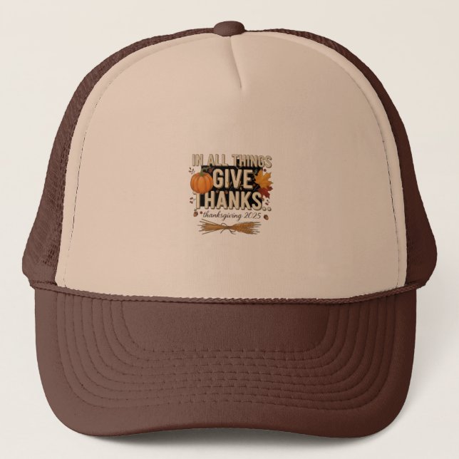 Thanksgiving  trucker hat (Front)