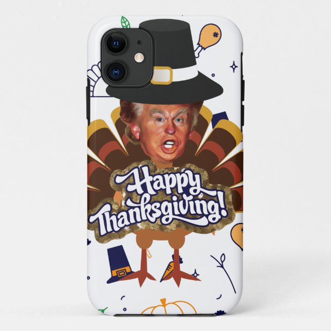 "thanksgiving trump turkey Case-Mate iPhone case (Back)