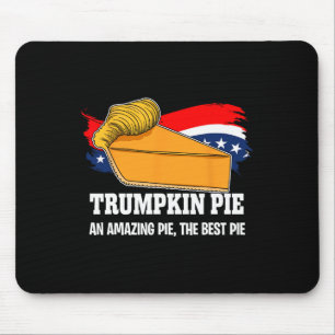 Thanksgiving Trumpkin Pumpkin Pie Donald Trump Pol Mouse Pad