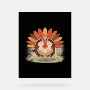 Thanksgiving Turkey – Autumn Holiday Classic Class Acrylic Sign