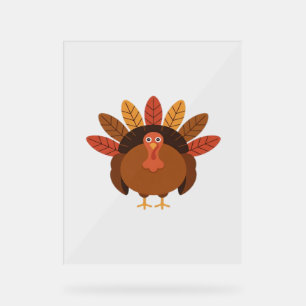 Thanksgiving Turkey – Autumn Holiday Classic Class Acrylic Sign