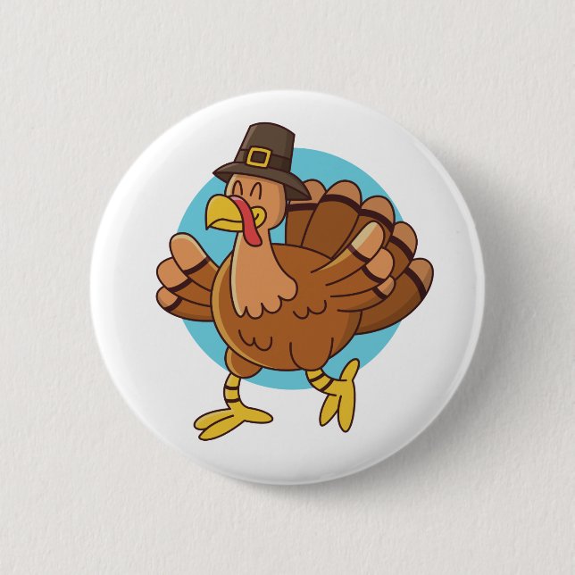 Thanksgiving Turkey buttons (Front)