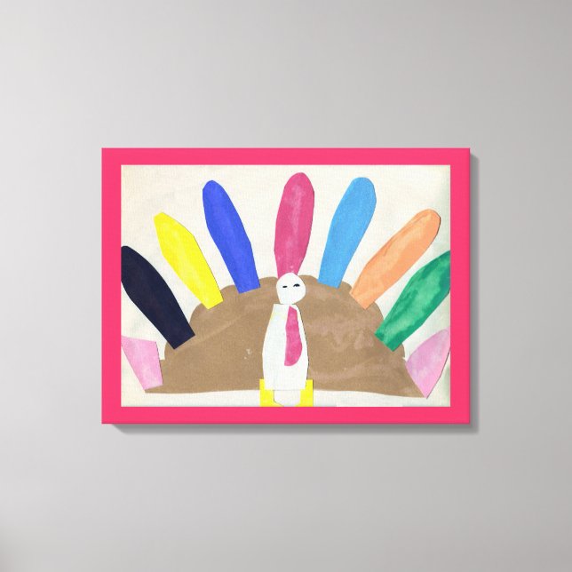 Thanksgiving Turkey Canvas Print (Front)