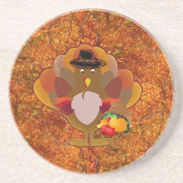 thanksgiving turkey coaster (Front)