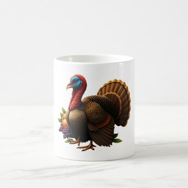 THANKSGIVING TURKEY COFFEE MUG (Center)