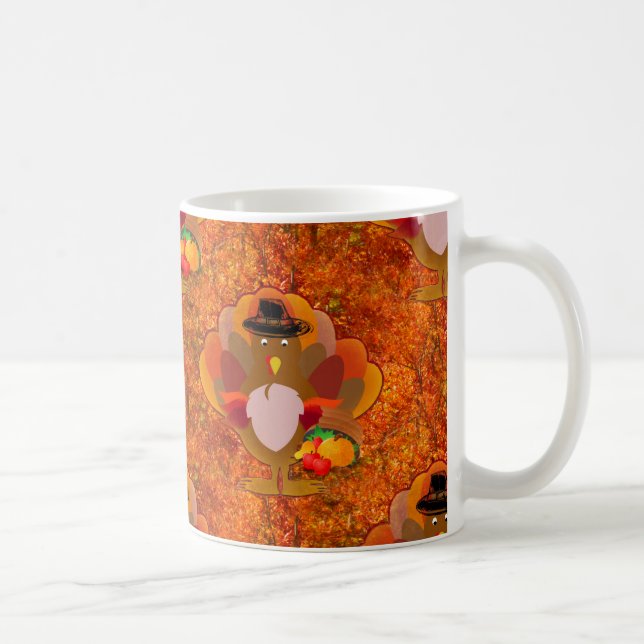 thanksgiving turkey coffee mug (Right)
