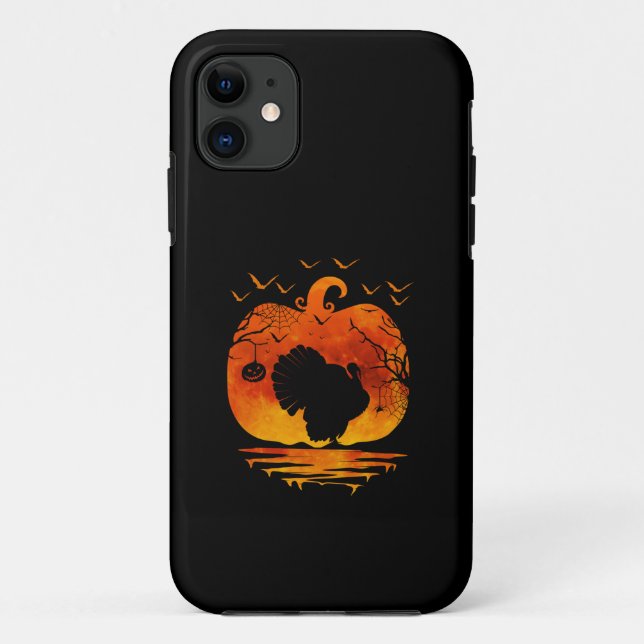 THANKSGIVING TURKEY COSTUME PUMPKIN FALL SEASON Case-Mate iPhone CASE (Back)