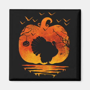 THANKSGIVING TURKEY COSTUME PUMPKIN FALL SEASON MAGNET