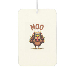 Thanksgiving Turkey cow moo Funny Men Women Thanks Car Air Freshener