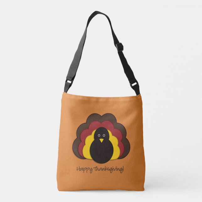 Thanksgiving turkey crossbody bag (Back)