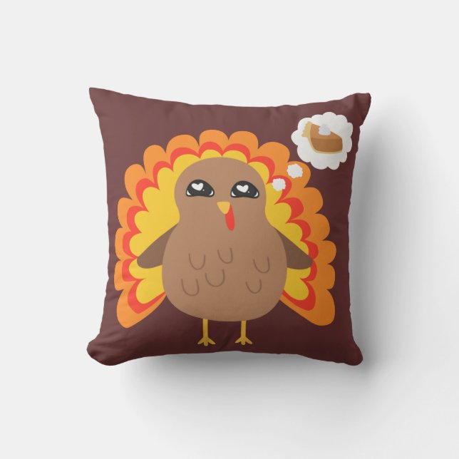 Thanksgiving Turkey Cushion (Front)