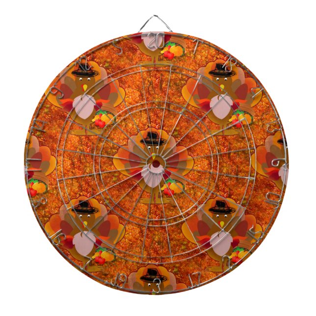thanksgiving turkey dartboard (Front)