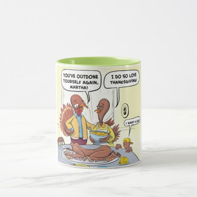Thanksgiving Turkey Dinner Mug (Center)