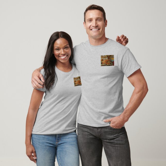 Thanksgiving turkey dinner T-Shirt (Unisex)