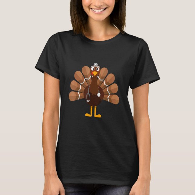 Thanksgiving   Turkey Doctor T-Shirt (Front)
