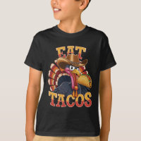 Thanksgiving Turkey Eat Tacos Funny Mexican