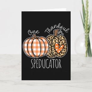 Thanksgiving Turkey Face Leopard Print Gles Autumn Card