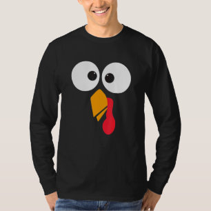 Thanksgiving Turkey Face Matching Family Costume C T-Shirt