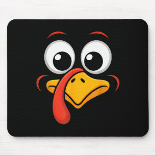Thanksgiving Turkey Face Matching Family Costume G Mouse Pad