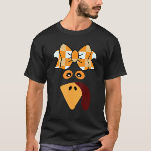 Thanksgiving Turkey Face Matching Family Costume T-Shirt