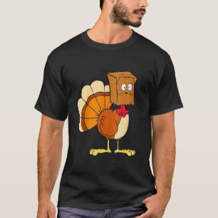 Thanksgiving Turkey Fake Cat Meow  Cat Thanksgivin T-Shirt