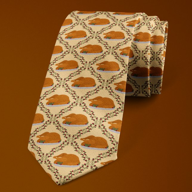 Thanksgiving Turkey Feast Fall Tie (Creator Uploaded)