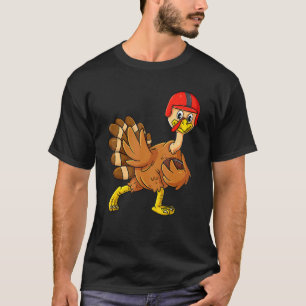 Thanksgiving Turkey Football Player Trophy Award P T-Shirt