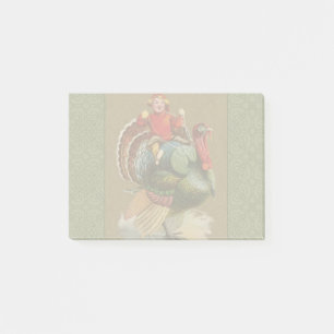 Thanksgiving Turkey Funny Children Post-it Notes