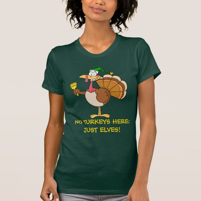 Thanksgiving Turkey Funny Disguise for Christmas T-Shirt (Front)
