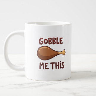 Thanksgiving Turkey Gift Funny Large Coffee Mug