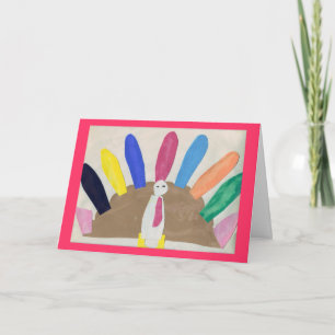 Thanksgiving Turkey Holiday Card