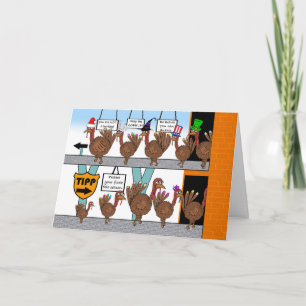 Thanksgiving Turkey Identity Protection Program Card