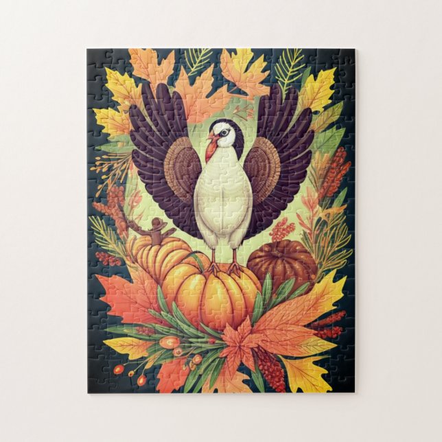 Thanksgiving Turkey  Jigsaw Puzzle (Vertical)