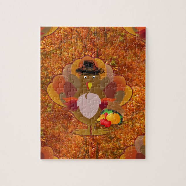 thanksgiving turkey jigsaw puzzle (Vertical)