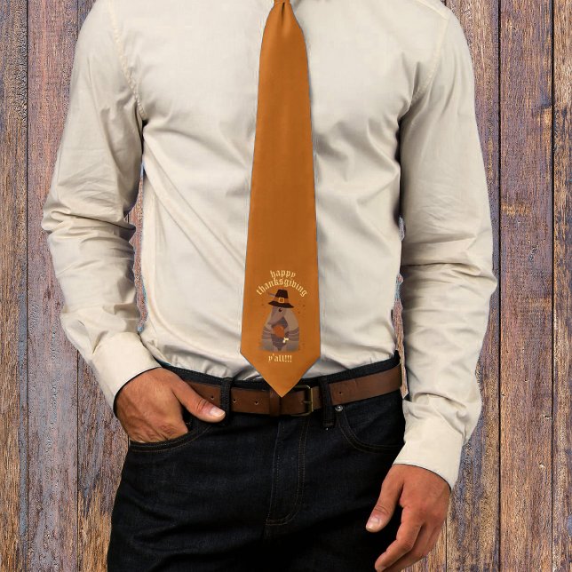 Thanksgiving Turkey Leg Armadillo Texas Tie (Creator Uploaded)